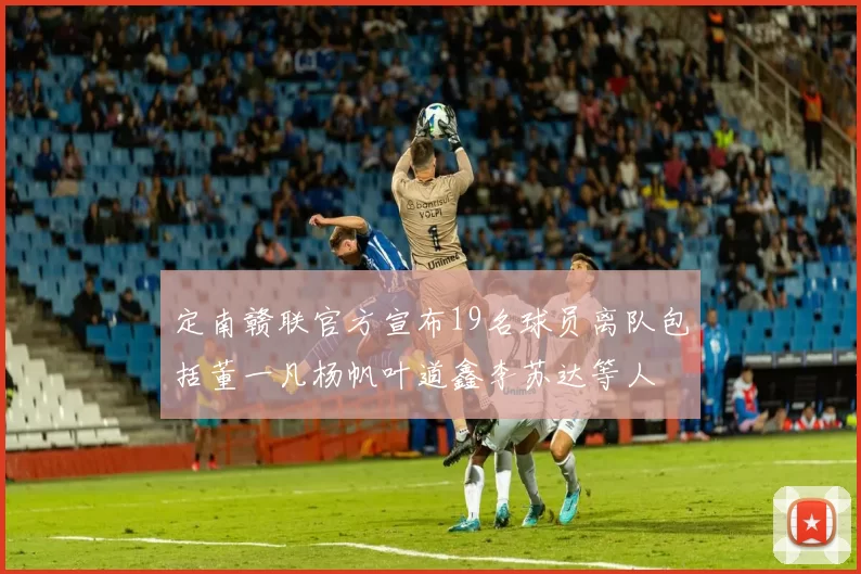 定南赣联官方宣布19名球员离队包括董一凡杨帆叶道鑫李苏达等人
